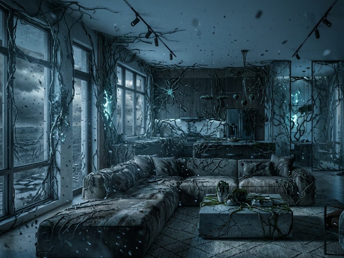 A room before and after a The Upside Down AI redesign (After)